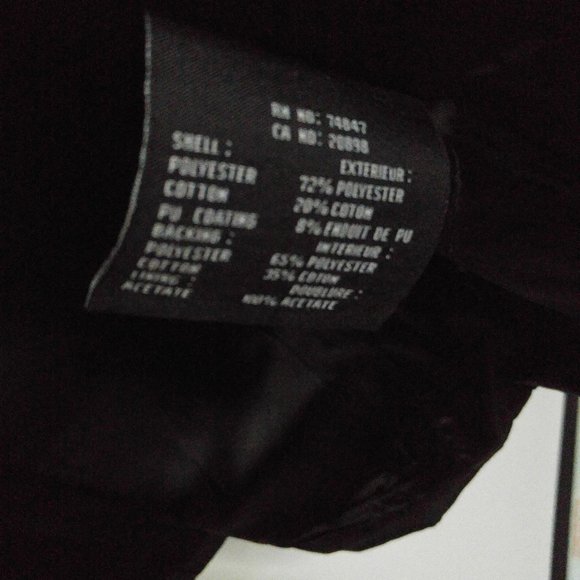 NWT Marc New York Trench Coat Sz 2x Black Jacket - Picture 7 of 8